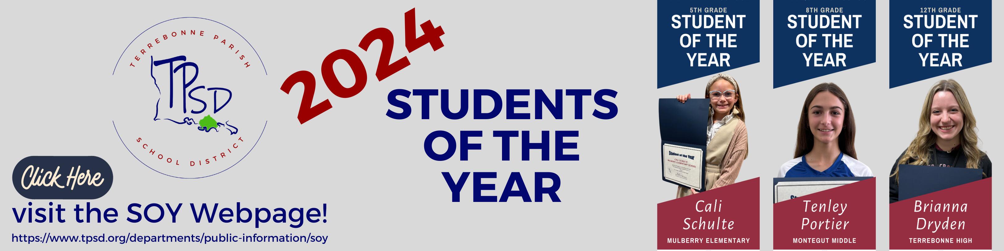 2024 District Students of the Year