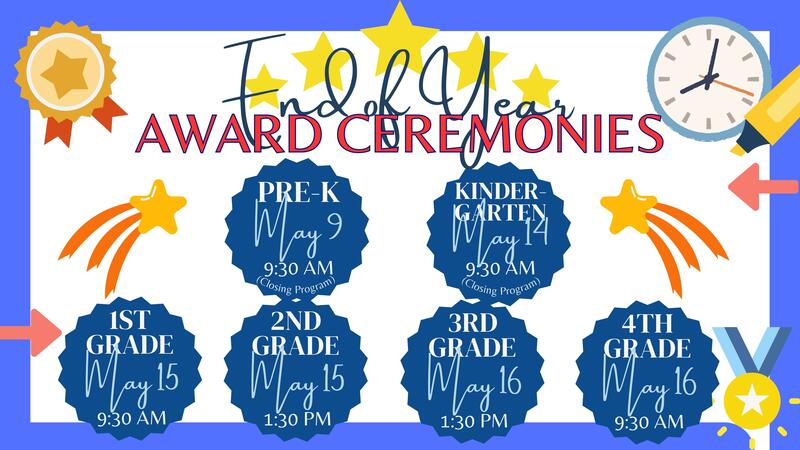 Award Ceremony Times and Dates