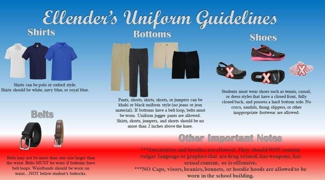 Ellender Uniform Guideline Flyer