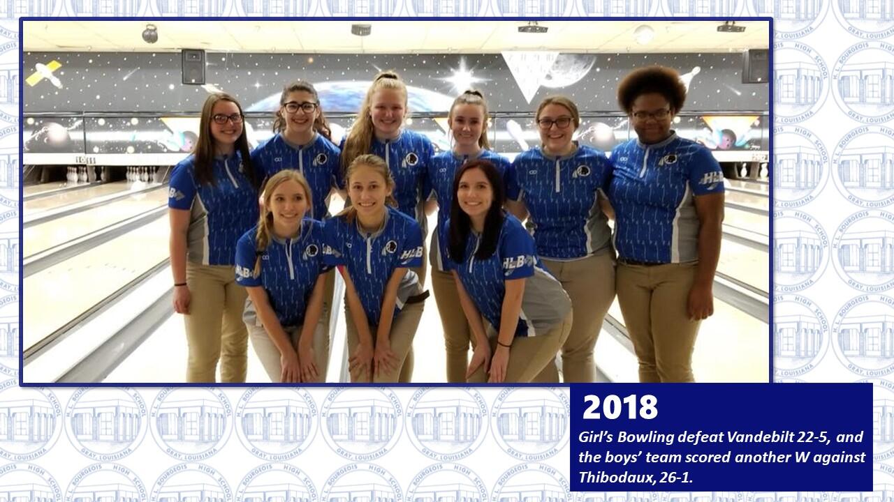 Girl's Bowling Team group picture