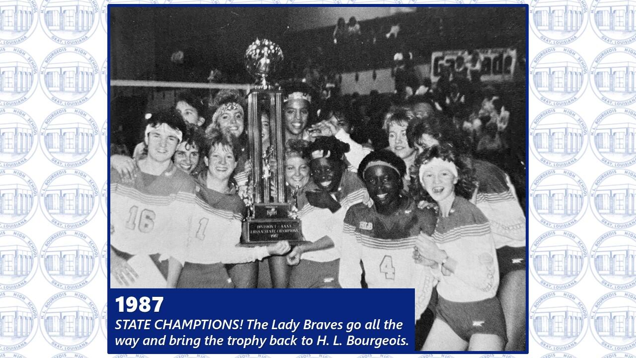 Lady Braves win their first state championship.